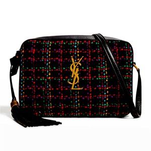 YSL Medium Tweed Loulou Camera Bag